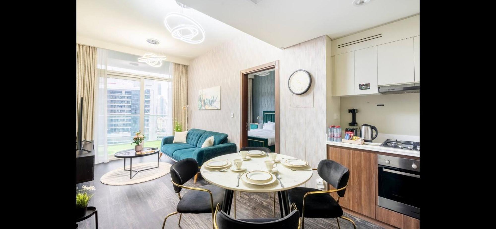 Luxury 2 Bedroom With Burj Khalifa View Dubai Exteriör bild